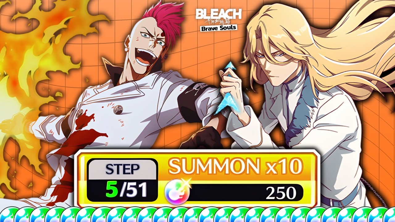 FUI 1 GARANTIDO PRA TESTAR A SORTE E... SUMMONS JUGRAM E BAZZ-B! - BLEACH: BRAVE SOULS