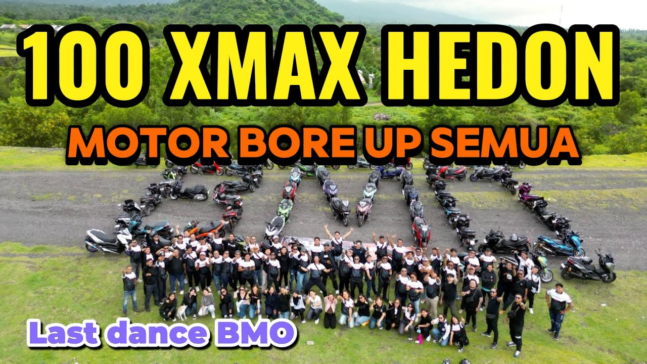 (Vlog) DAY1 - RIDING 100 XMAX HEDON DI BALI : LAST DANCE BMO 