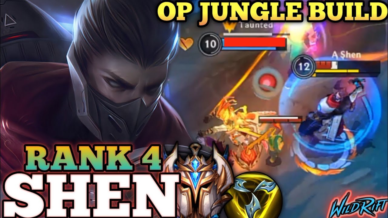SHEN HARD CARRY MVP PLAY! BEST JUNGLE BROKEN BUILD - TOP 4 GLOBAL SHEN BY Ą Șhen - WILD RIFT