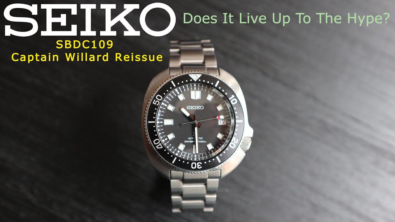 Hands On With The Seiko Captain Willard SBDC109 Prospex 200m Automatic Reissue of the Seiko 6105