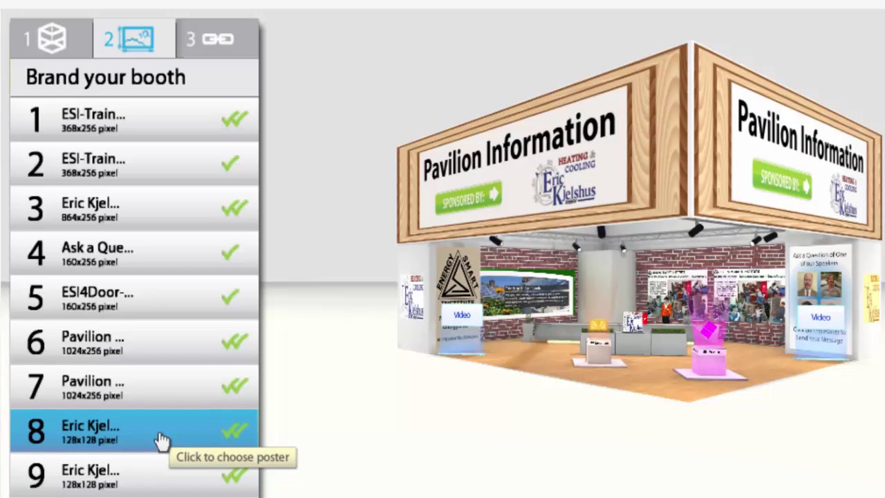 Building a Booth Configurator Video for EGM Connect 3D Virtual Tradeshows