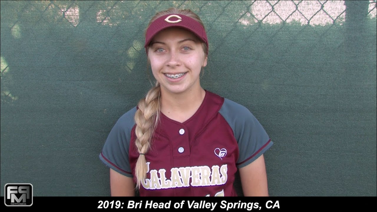 2019 Bri Head Speedy Outfielder and Second Base Softball Skills Video - Grapettes - Kappmeyer