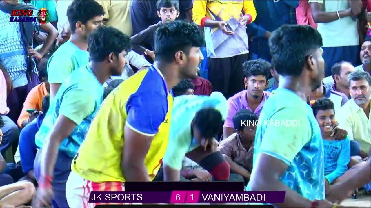 GRAND FINALS -  VANIYAMBADI  VS JK SPORTS 50 K KABADDI MATCH @ VELLORE DT NAGANATHI 2024