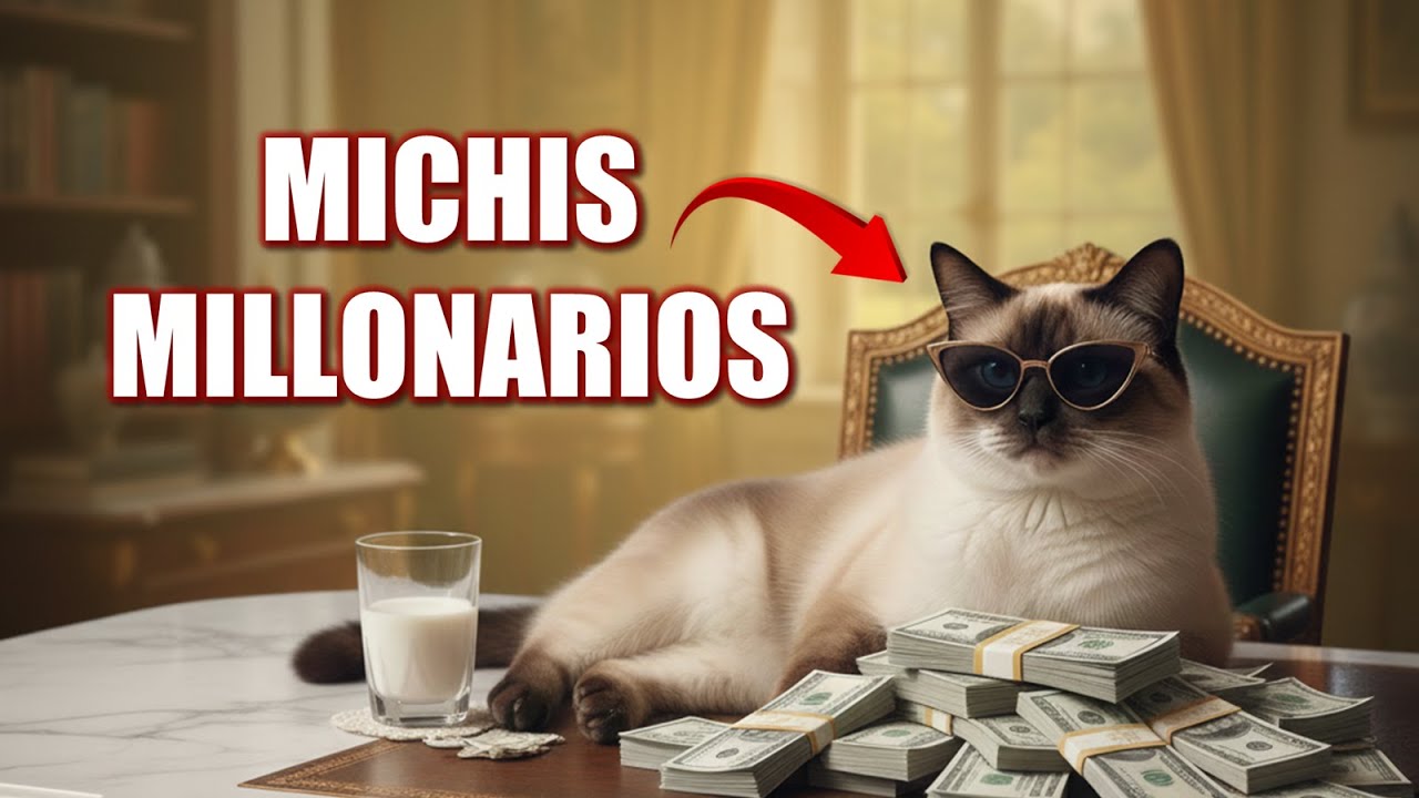 💰 Los 5 GATOS más RICOS del Mundo: ¡Viven en el LUJO absoluto!
