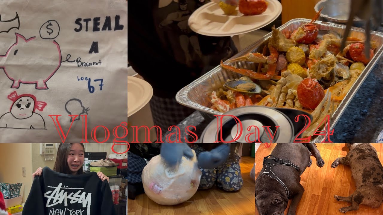 Vlogmas Day 24: Christmas Eve + Haul