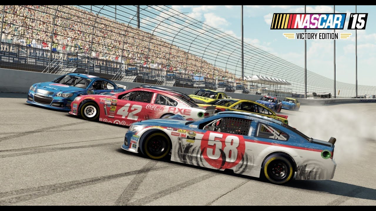 NASCAR '15 | Realistic Crash & Fail Compilation | 26 | Kansas / Chicagoland Motor Speedway