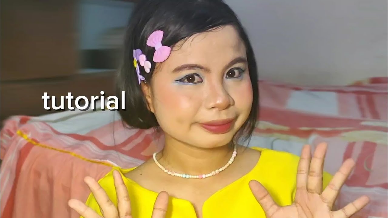 Tutorial makeup 90an_TREND MAKEUP 😚💜#makeup #novitaputrihia #tutorial #harusberanda 