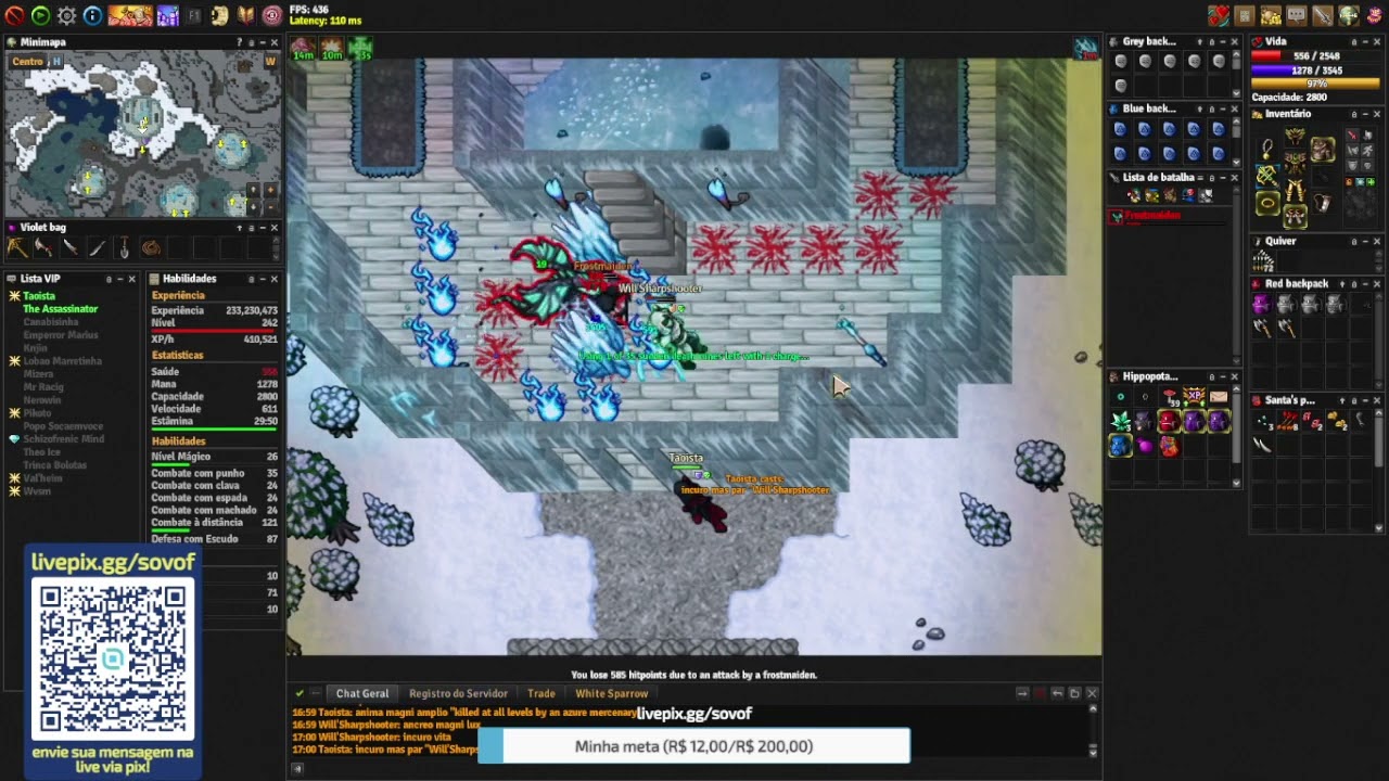 Medivia.Online - Vamos testar frostmaiden sovof F