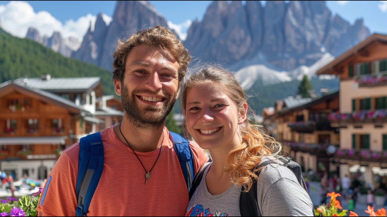 Dolomites Italy 4K – Cortina d'Ampezzo & Corvara Walking Tour | Most Beautiful Alpine Towns