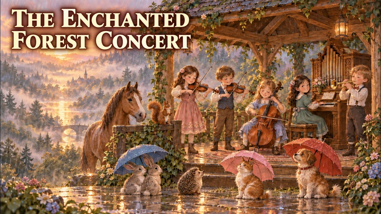 A Little Concert in the Woodland 🌿 | Gentle Storybook Music for Relaxing & Reading