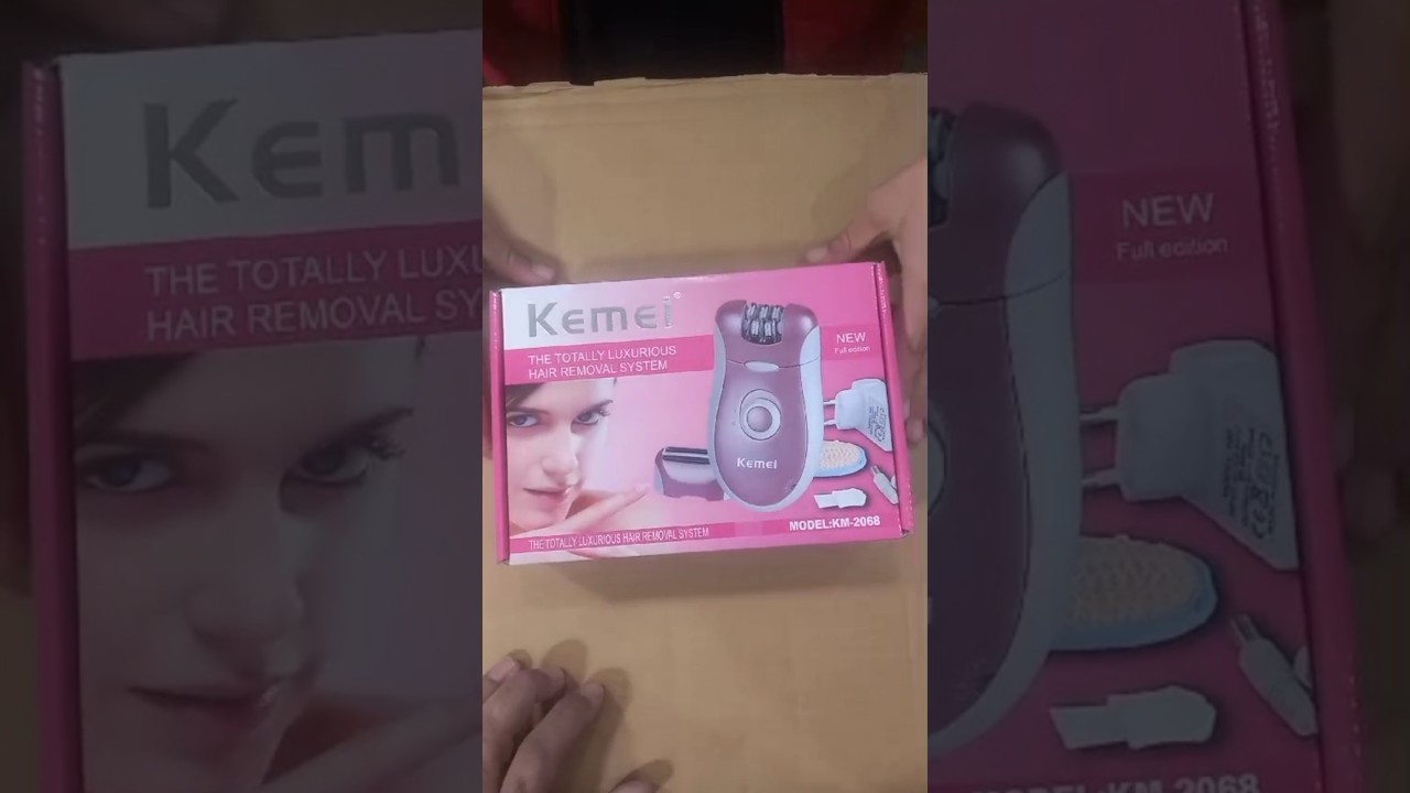 Lot Imported 2 in 1 Ladies Epilator Kemei km-2068 #ladies #kemei #vgreview #womensgrooming #beauty