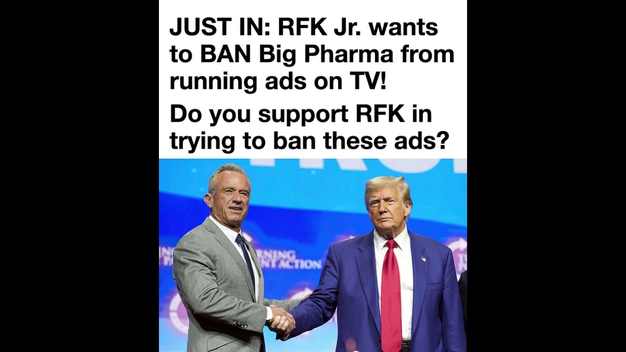 RFK Jr. proposes banning pharmaceutical TV ads, arguing drug decisions should be driven