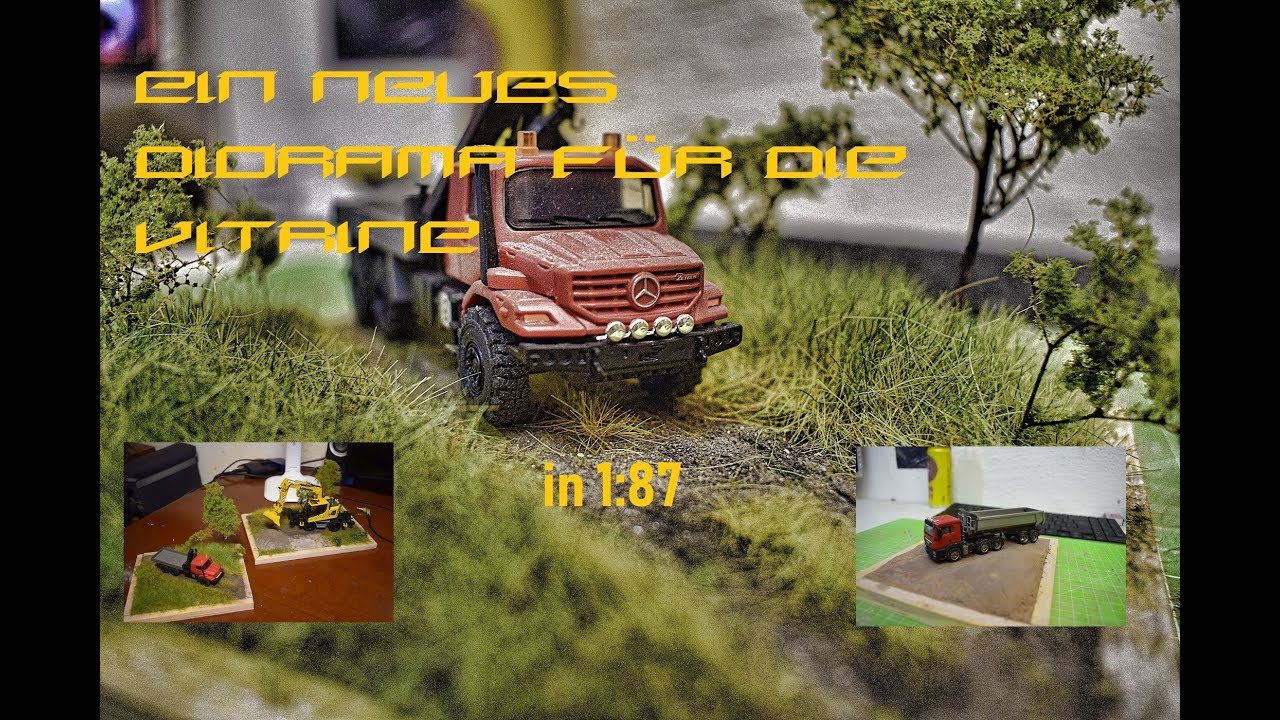 Diramenbau in H0 #Modellbau #Mercedes #MAN #Diorama #Dioramenbau #Herpa