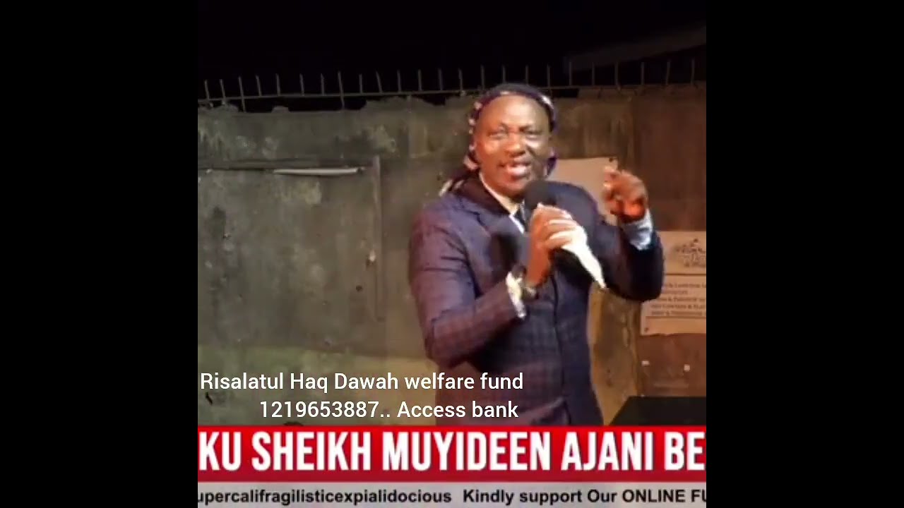 Ustazjamiu/IKÚ SHEIKH MUYIDEEN BELLO AJANI