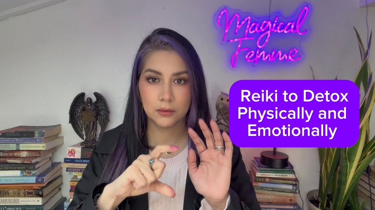 Reiki to detox physically and emotionally #energyhealing #reikihealing #energycleansing 