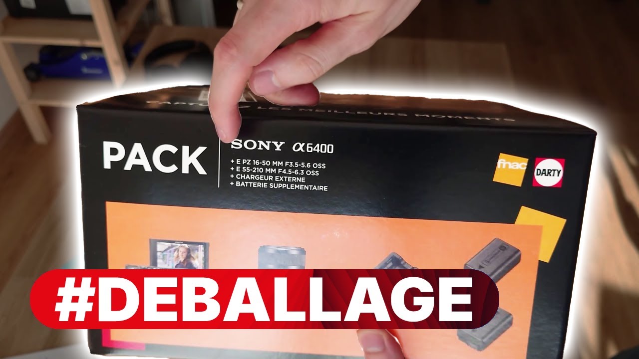 Sony A6400 Noir + E PZ 16-50 mm f/3.5-5.6 OSS + E 55-210 mm f/4.5-6.3 OSS #DEBALLAGE