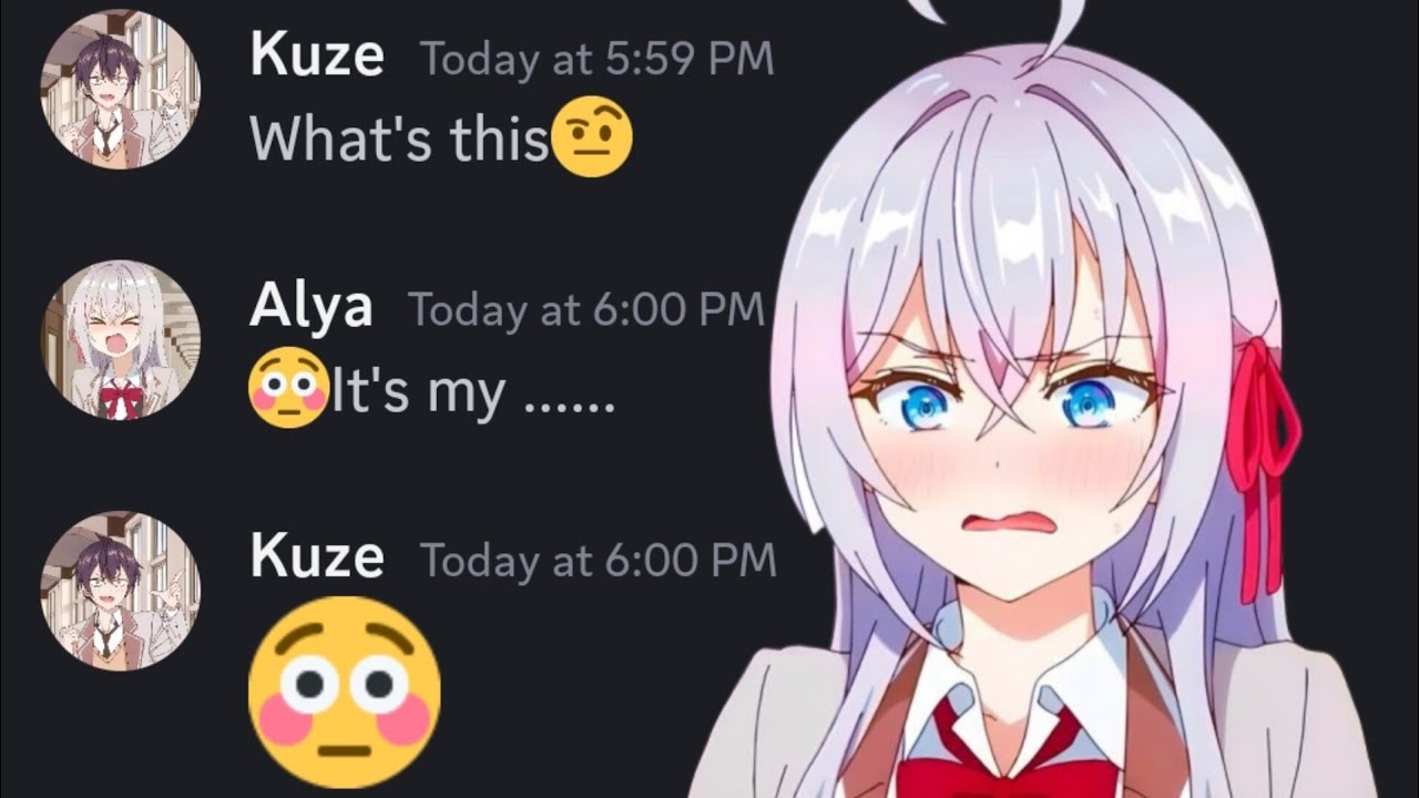 If Alya and Kuze get trapped in a room | Alya sometimes hides her feelings in Russian