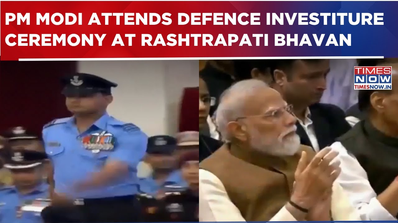 Prime Minister Narendra Modi Attends Defence Investiture Ceremony At Rashtrapati Bhavan| Top Details