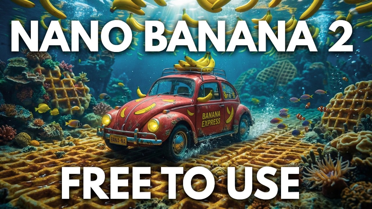 Как бесплатно использовать NANO BANANA 2! (Генератор изображений 4K с использованием ИИ)