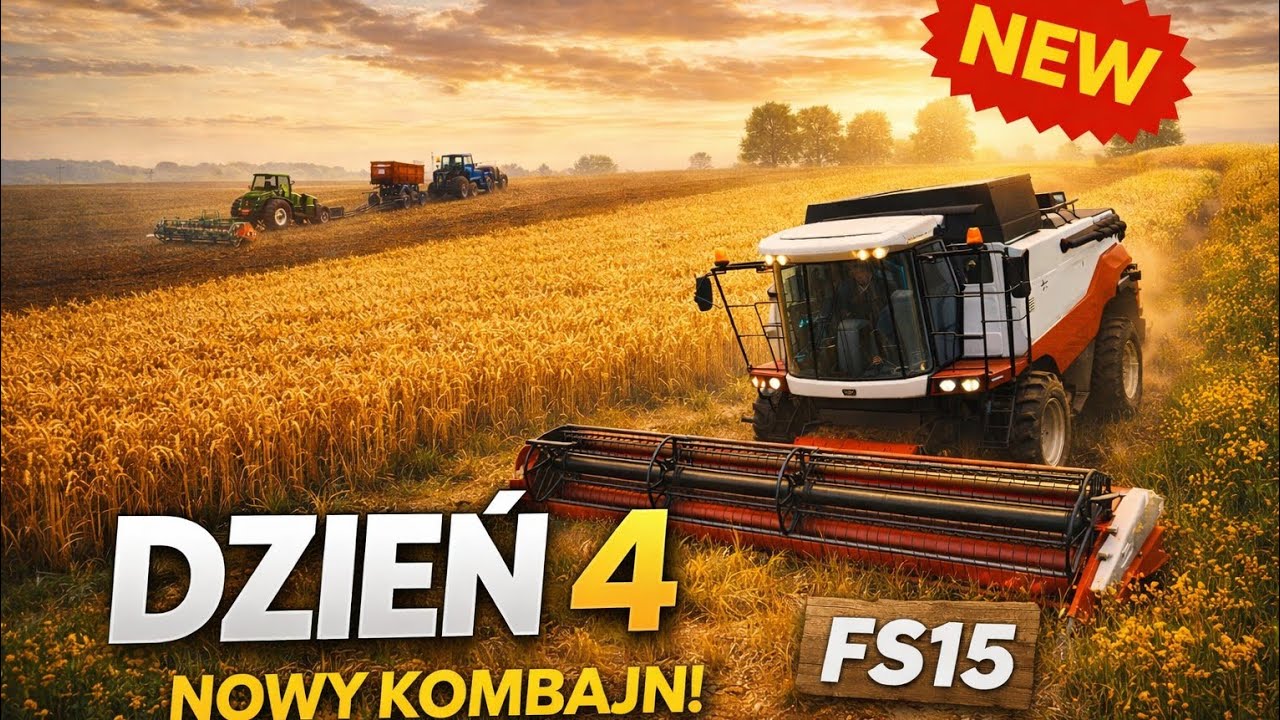 FS 15  Nowy kombajn!!!! odc 4