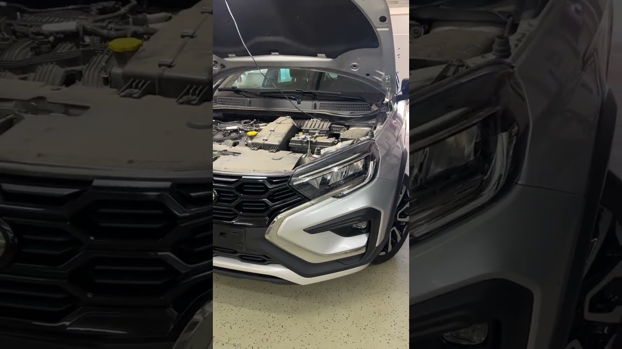 LADA Vesta NG установка светодиодных линз MTF Constructor Slim 1