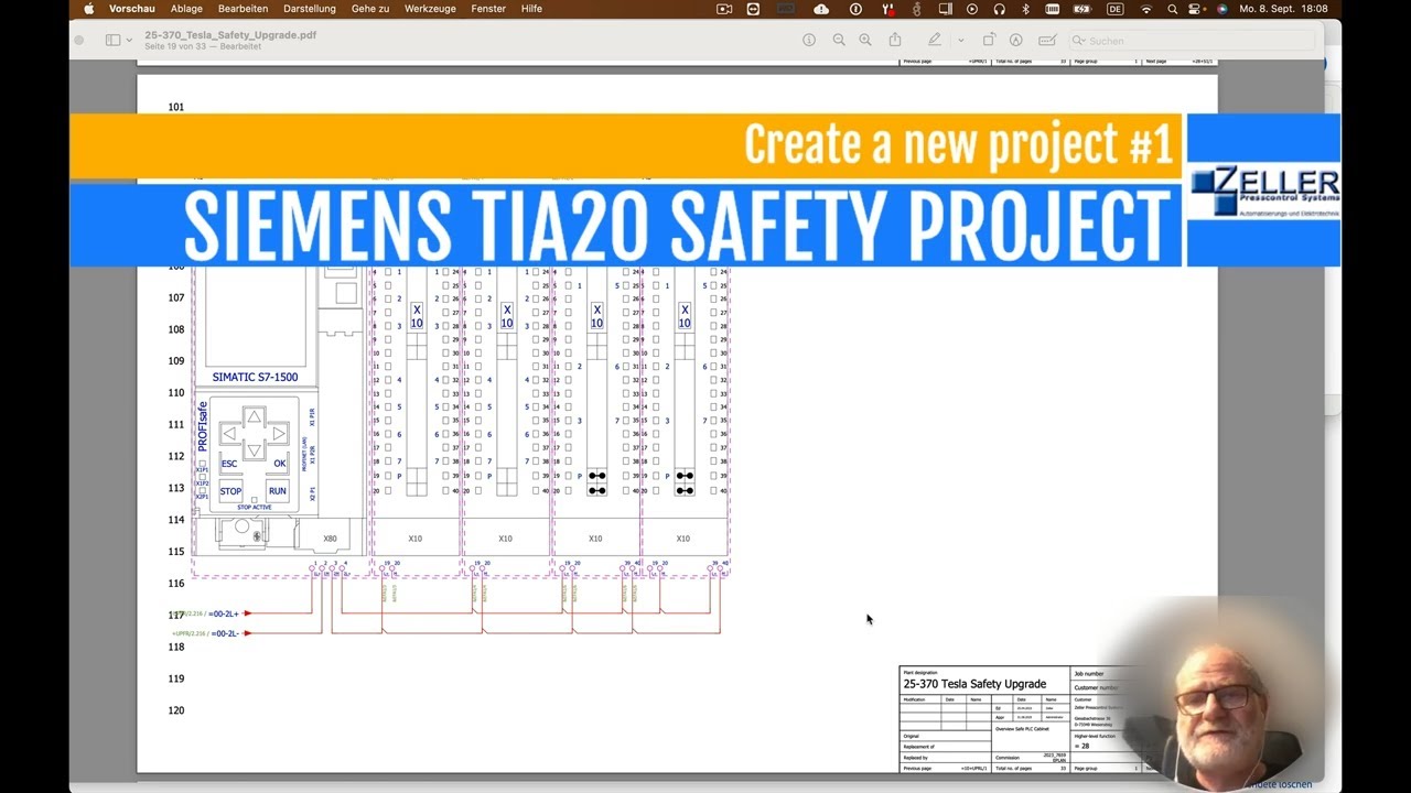 Проект Siemens TIA Portal Integrated Safety Create Project #1