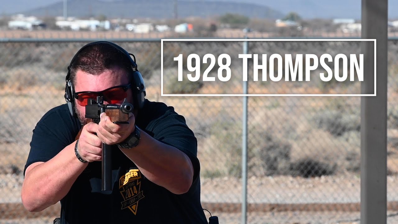 Tommy Gun Firing! | WW2 Submachine Gun | 1928 THOMPSON SMG