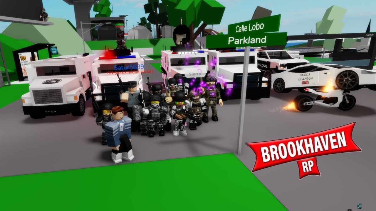 ENFRENT4MI3NTO GUARDIA NACIONAL vs MAFIA 🇲🇽 EN BROOKHAVEN 🏡 RP!