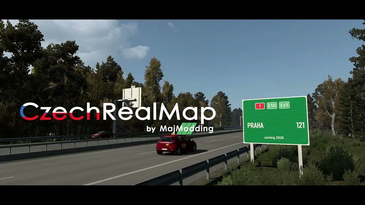 CzechRealMap 1:1 for Euro Truck Simulator 2 - |MajModding|