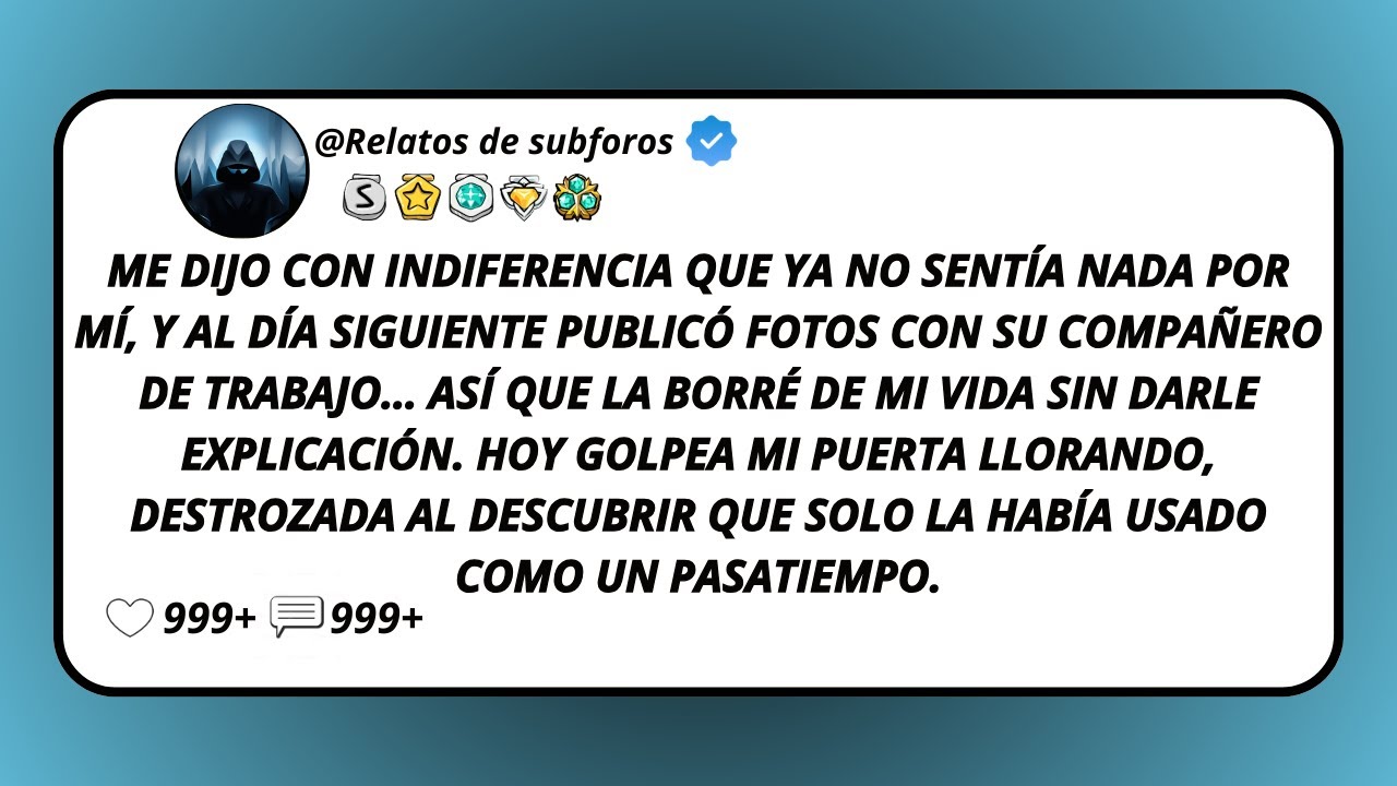 Me Dijo Con Indiferencia Que Ya No Sentía Nada Por Mí, Y Al Día Siguiente Publicó Fotos Con Su...