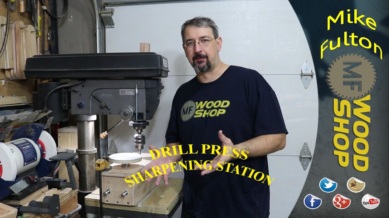 Drill Press Sharpening Station