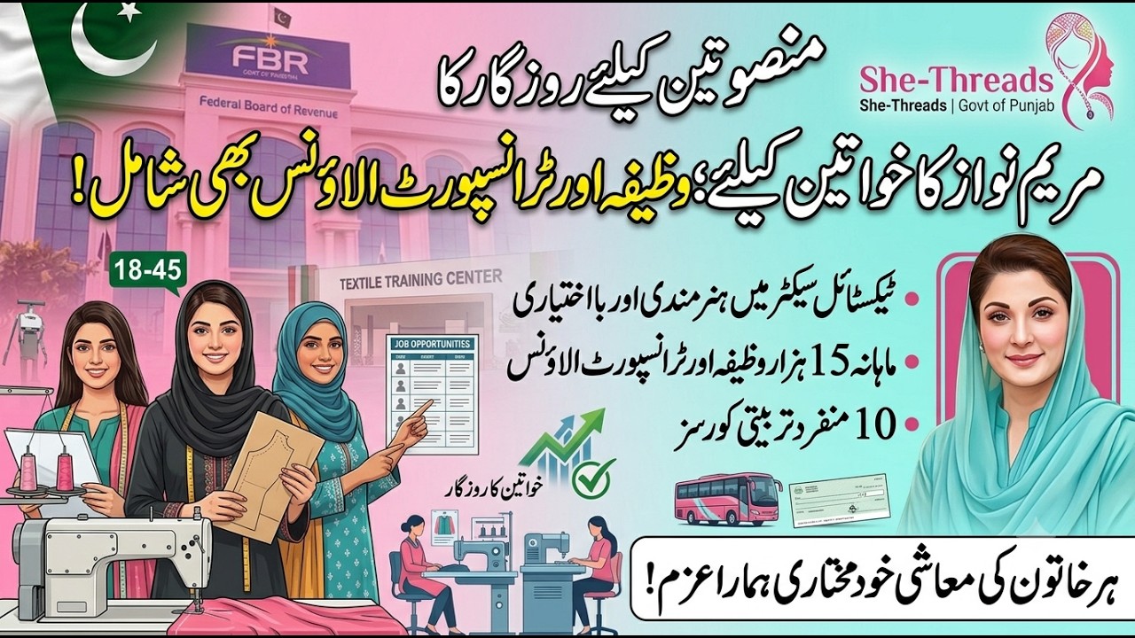 Women Employment Program Launched in Punjab | Rs.15,000 Stipend and Job Training for Rural Women