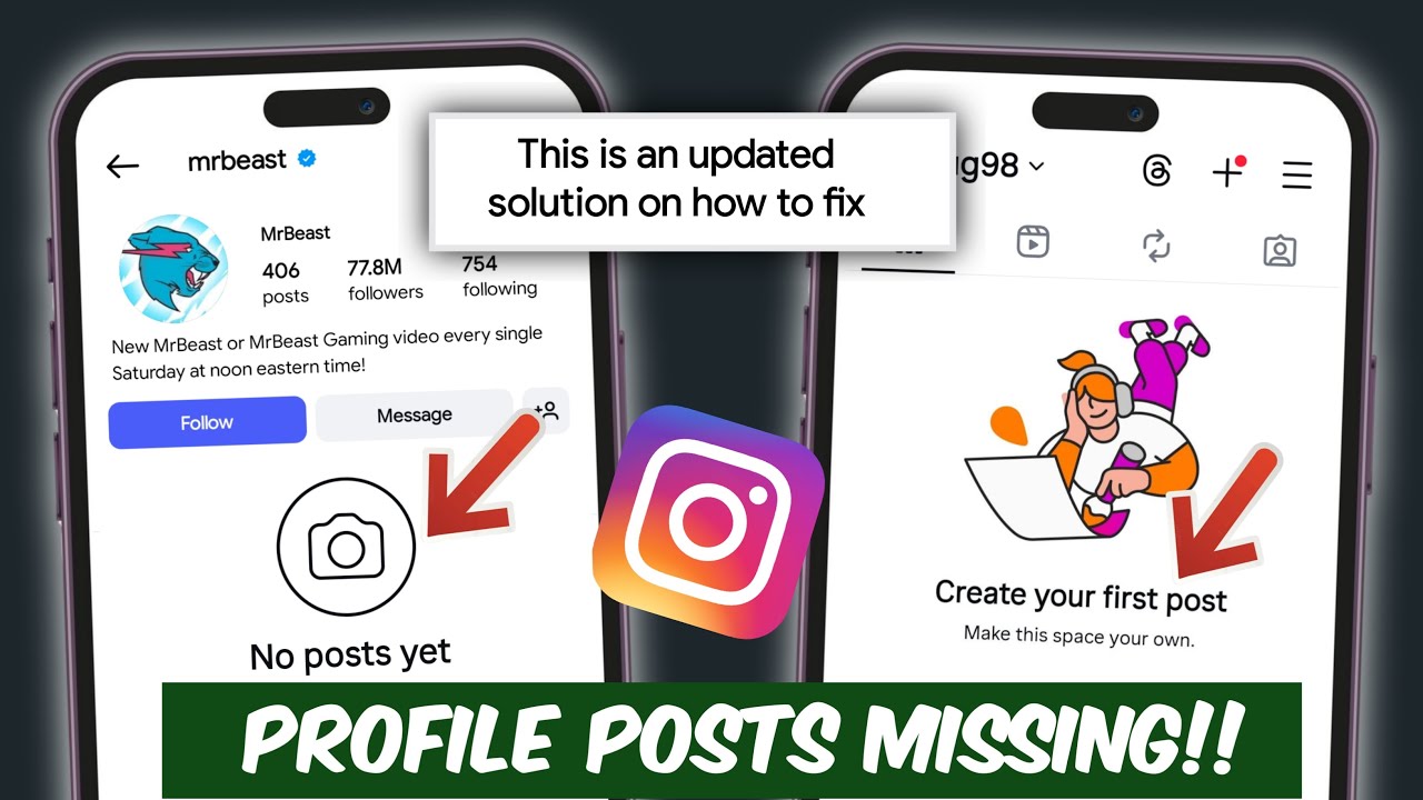 Исправление проблемы с отображением публикаций в Instagram в моём профиле | Проблема с отсутствие...