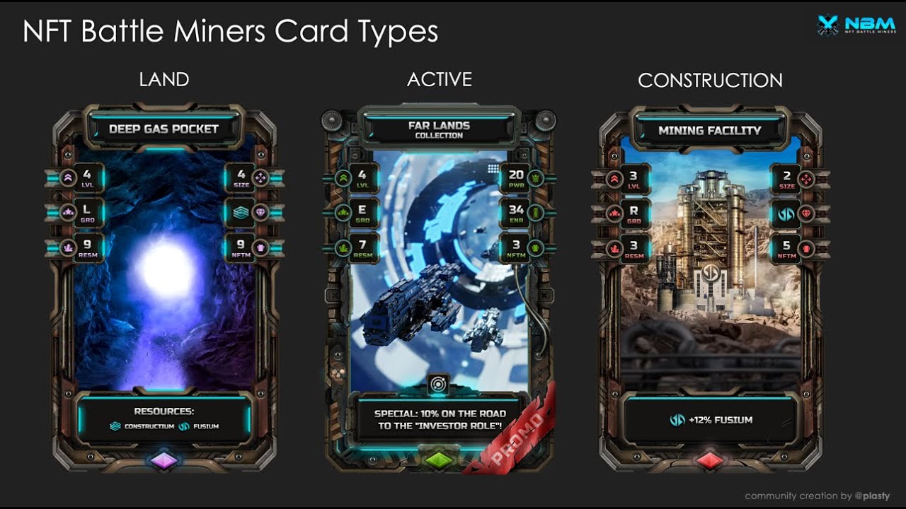 NBM Cards - Getting Started with NFT Battle Miners