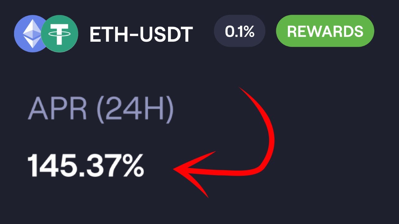 145% годовых в пуле ликвидности на паре ETH/USDT в сети Arbitrum
