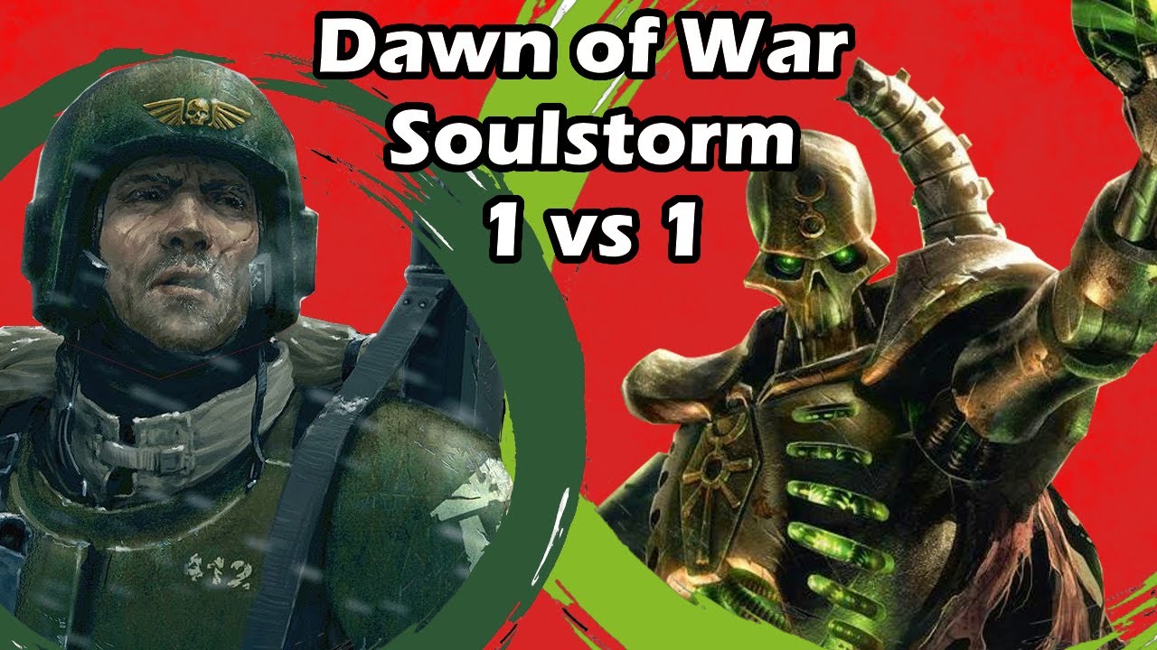 Dawn of War Soulstorm: 1 vs 1 Necrons vs Imperial Guard