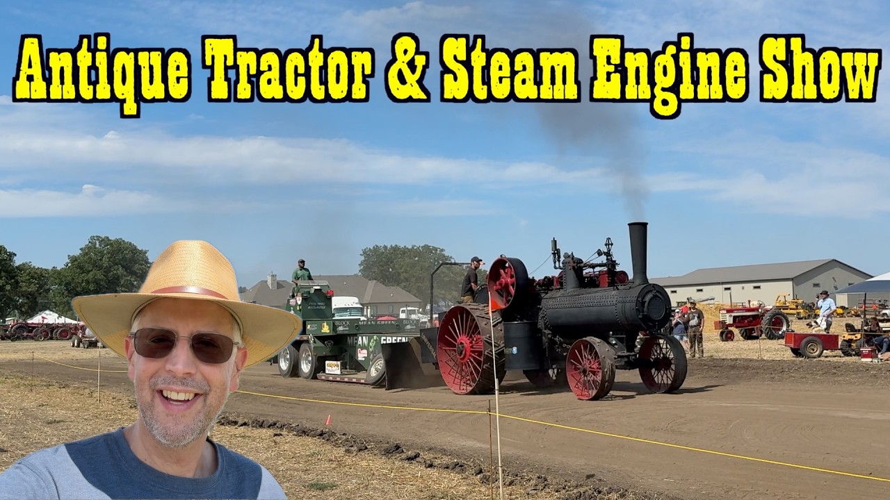 2025 Antique Tractor & Steam Engine Show! 👍 Manhattan Illinois tractor show 🤠 Antique tractors