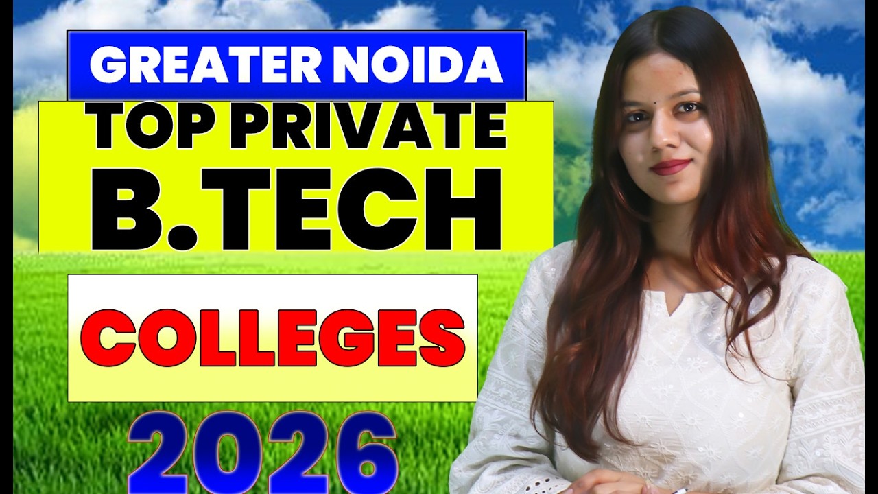 Top 5 Private BTech Colleges in Greater Noida on 12th Basis 😍 | Direct Admission | Fees & Placement
