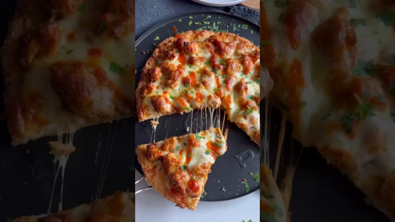 Easy Pizza Recipe | Chicken Pizza| #pizza #chick #shorts