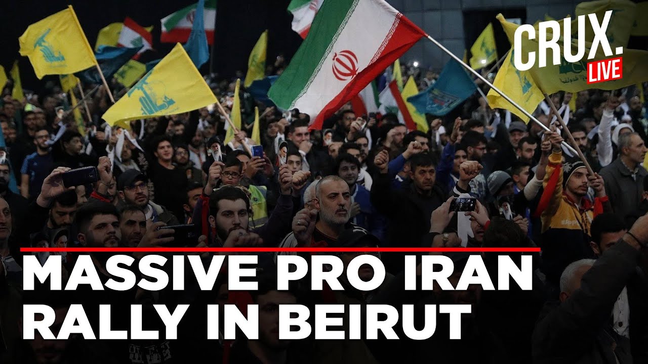 LIVE | Hezbollah Leads Massive Pro Iran Rally In Beirut As US Sends Warships, Fighter Jets | Lebanon