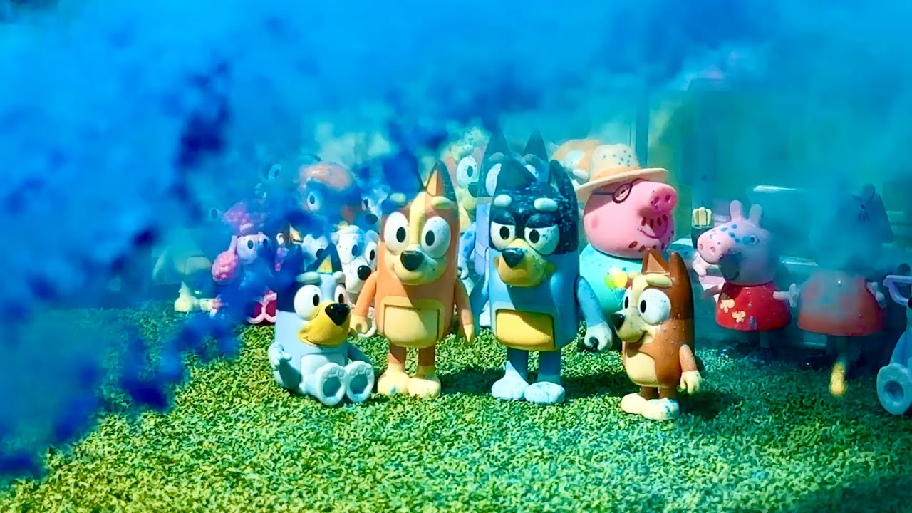 Bluey’s Family Welcomes a Baby Boy | New Toy Sister Story