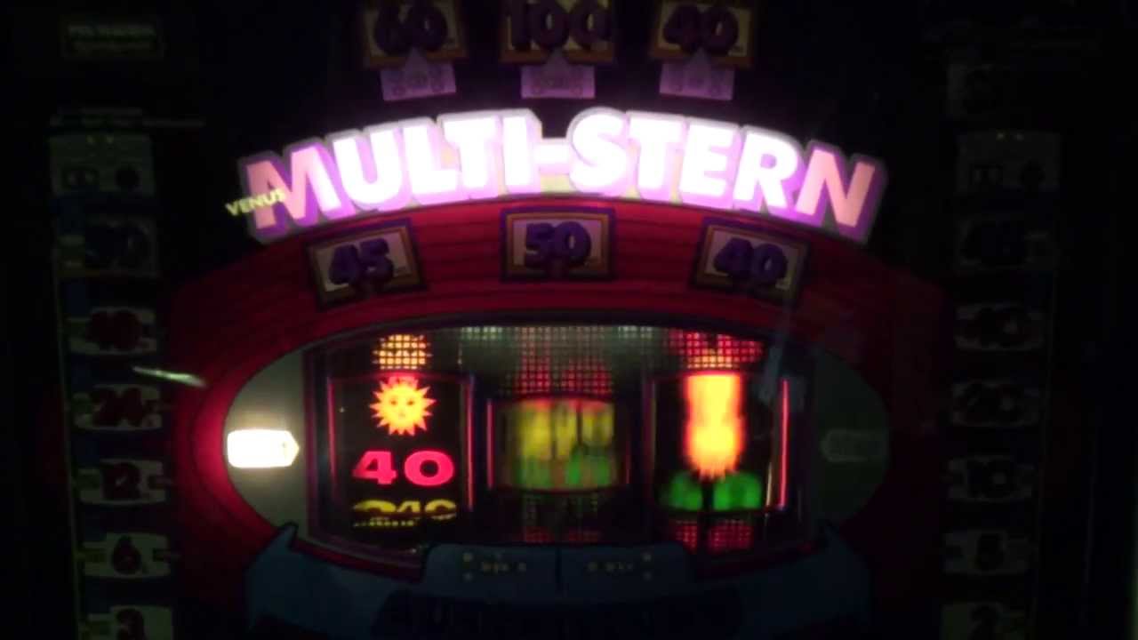 Venus Multi Stern, Geldspielgerät, Spielautomat, 30 Pf Spielautomat, Gauselmann, APD, Zockerhölle