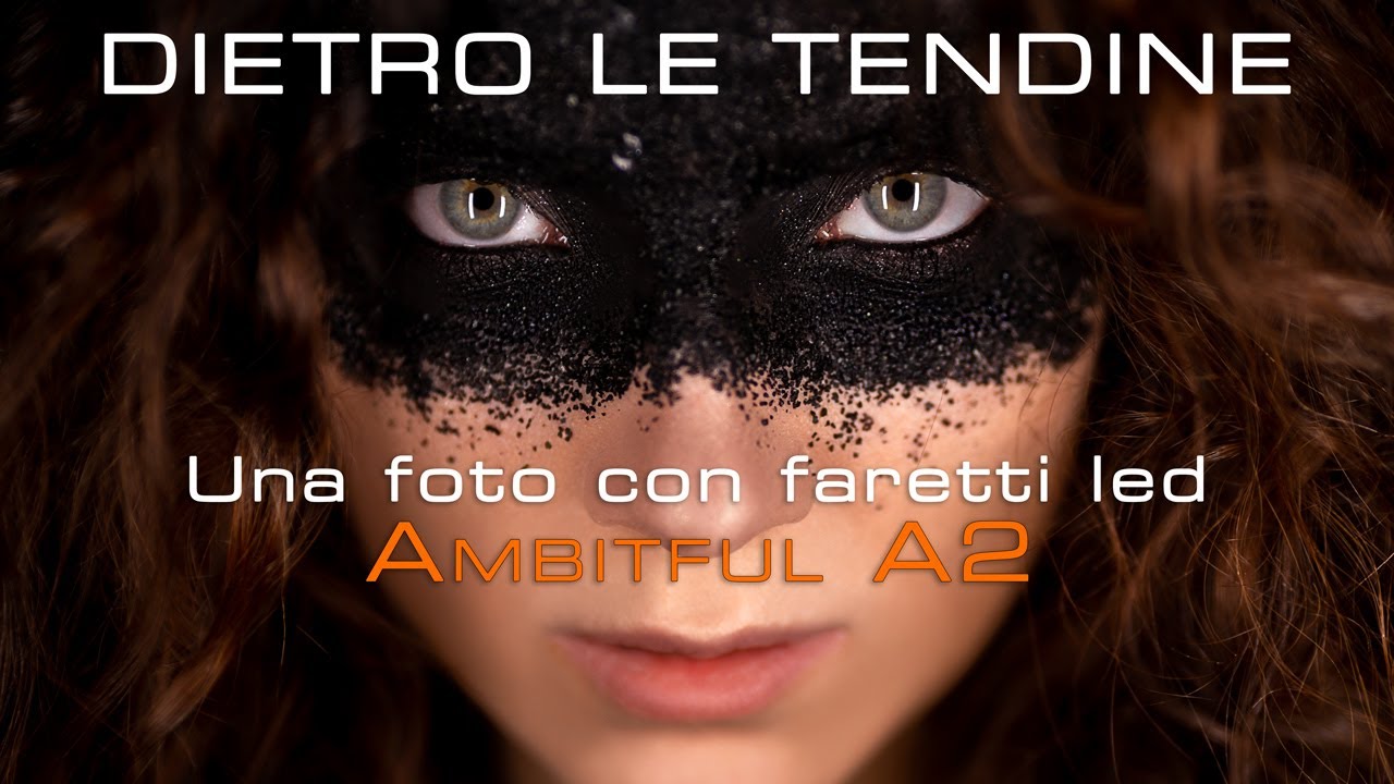 Dietro le tendine - Una foto con faretti led Ambitful A2