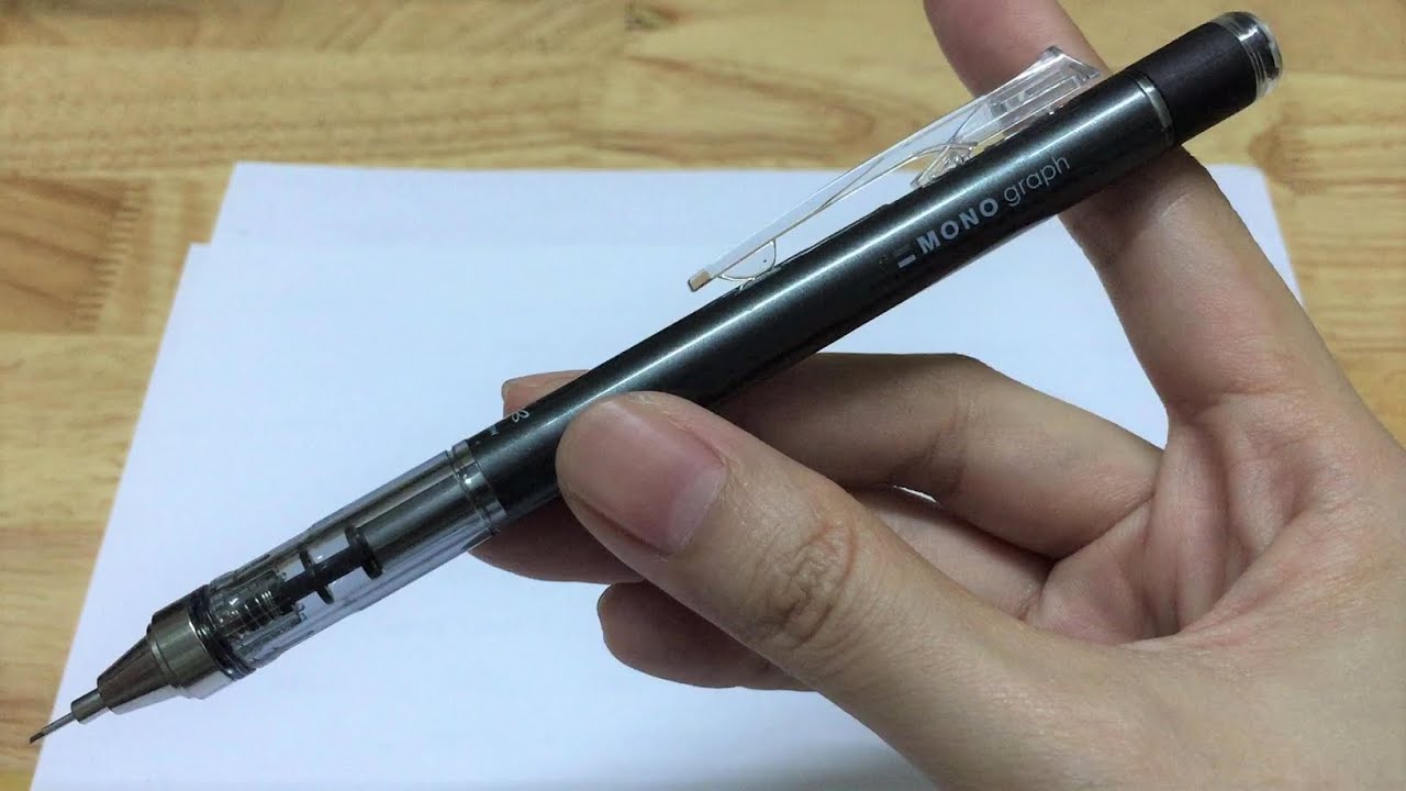 [Subtitle] Tombow Mono Graph mechanical pencil. Please forgive me if you're a Tombow fan 😅