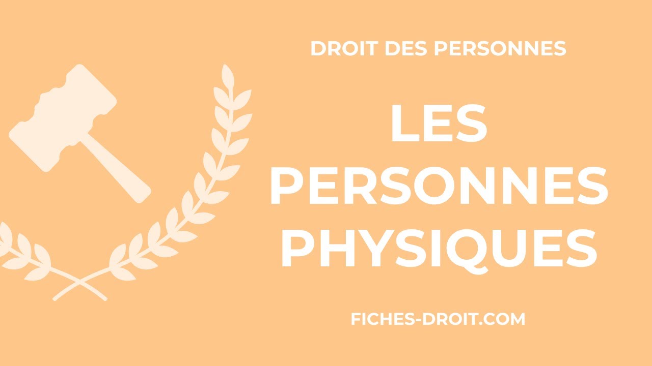 Les personnes physiques