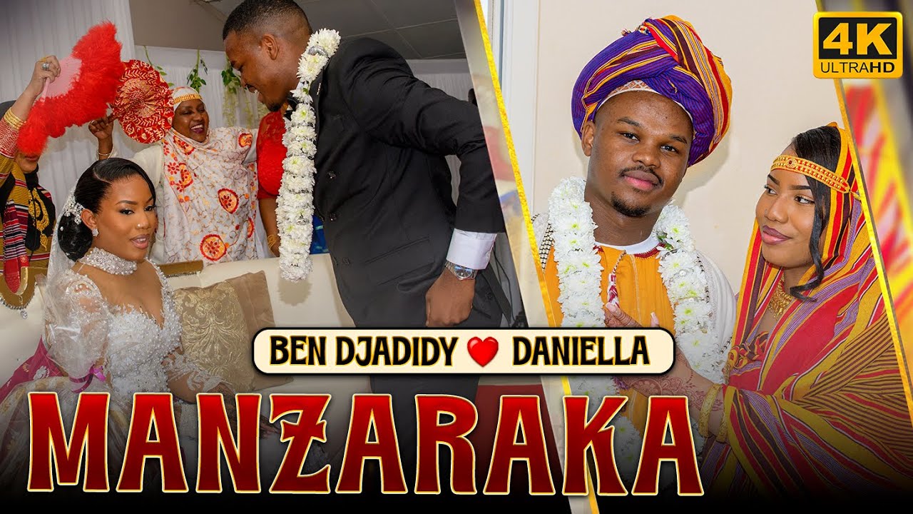 MANZARAKA - BEN DJADIDY &hearts; DANIELLA &agrave; N&icirc;mes #mariage #mayotte #wedding #love #fypシ #haroussi #manzara
