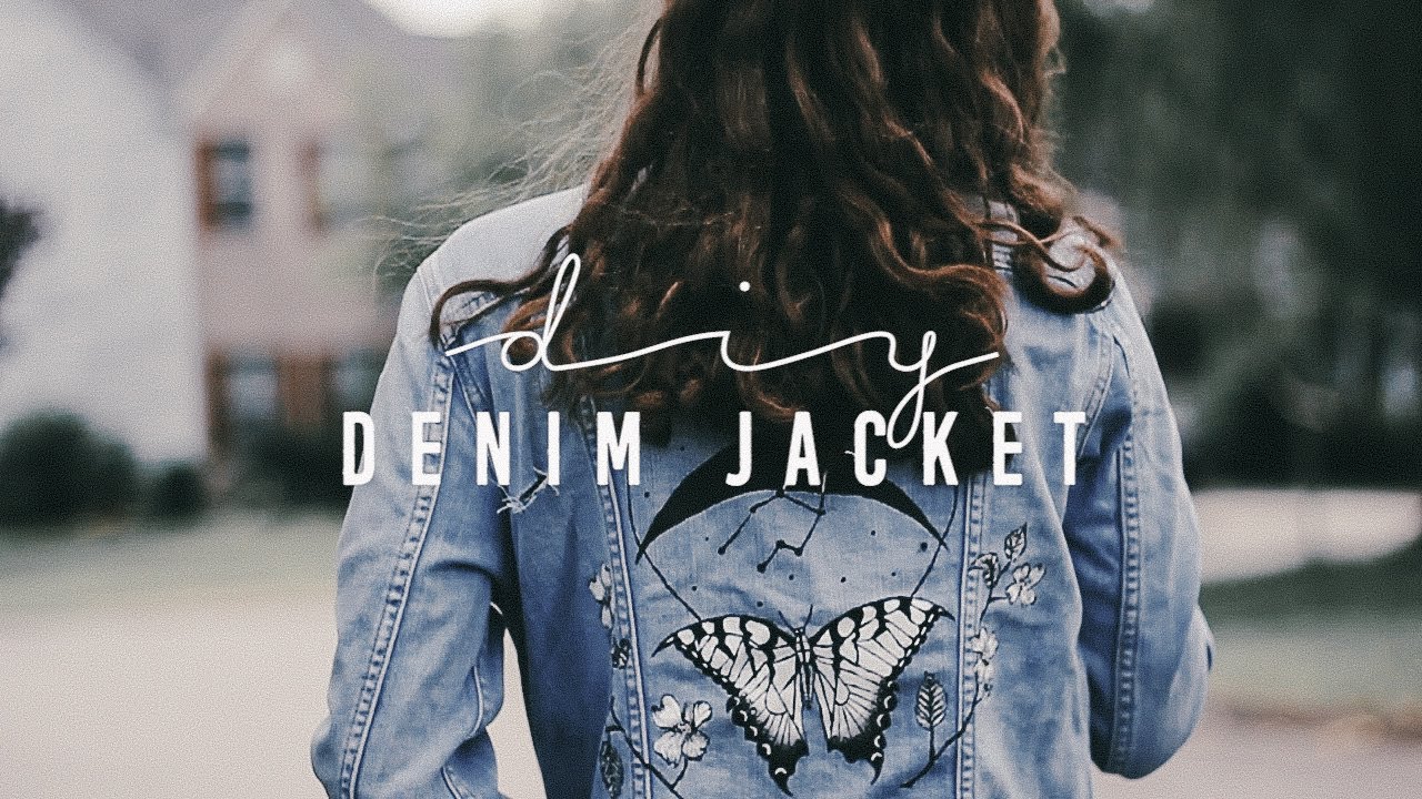 (diy) painted denim jacket