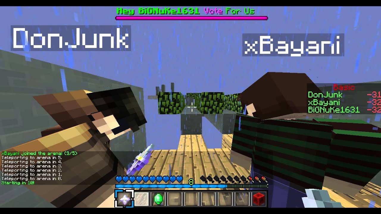 Minecraft MiniGames On Sacred-Bcc