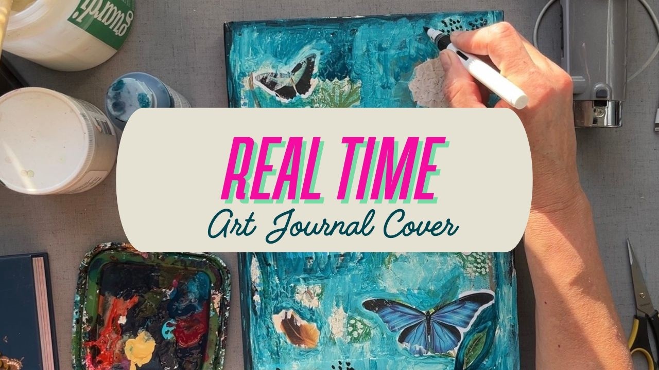 Designing My Art Journal Cover | Real Time Studio Process