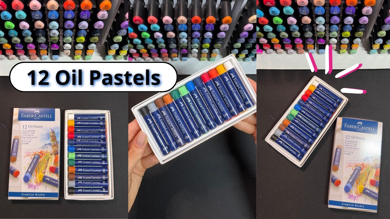 Faber - Castell 12 Oil Pastels @FaberCastellGroup